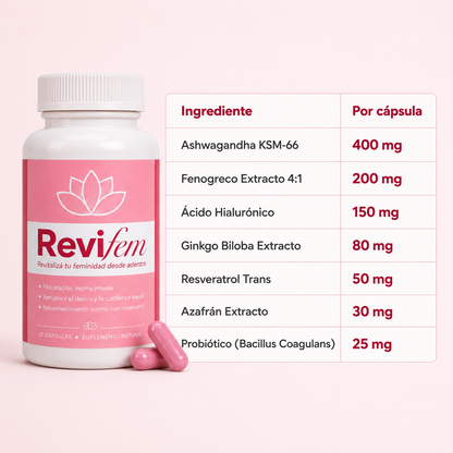 ReviFem Humedad íntima, Deseo & Renovación celular
