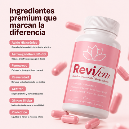 ReviFem Humedad íntima, Deseo & Renovación celular